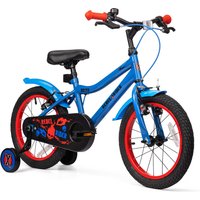 Xootz Rebel Rider Kids Bike with Stabilisers 16 Inch Bike