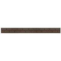 Brown Brick Rubber Edging 2 Brick - Brown