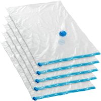 5 Vacuum Storage Bags - Transparent / M