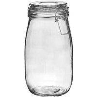 Glass Storage Jar - 1.5 Litre - Clear Seal / 1