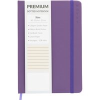A5 Hardback Lined Notebook Ruled Notepad Notes Journal - Purple