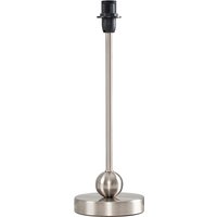 Theydon Single Stem Table Lamp - Brushed Chrome