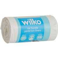 Pack of 20 Tie Handle Pedal Bin Liners