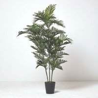 Homescapes Areca Palm Tree in Pot, 120 cm Tall - Green