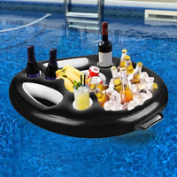 Inflatable Pool Floating Drink Holder - Black