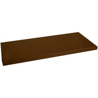 Water Resistant Bench Pad 4 Seater - Brown
