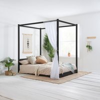 Darwin Four Poster Double Bed - Black