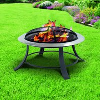 Tepro City Fire Pit - Silver