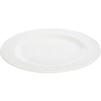 Quinn Large Embossed White Plate - White