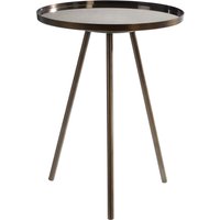 Corra Black Finish Side Table - Black