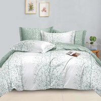 Green Nature Printed Duvet Set - Green / 200cm