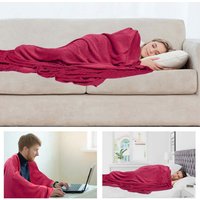 Luxury Super Soft Throw Blankets - Plum / Medium / 150cm