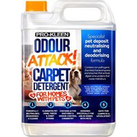 Pro-Kleen 5L Odour Attack for Homes with Pets Carpet Cleaner Enzyme Shampoo - Orange