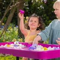 Plastic Play Tray Activity Table - Pink