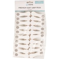 Pack of 20 Premium Soft Grip Pegs