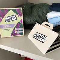 Moth Clear Clothes Moth Traps - Natural