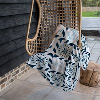 Blue Nautical Elements Blanket - Blue