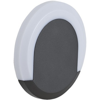, Biard Crescent Halo LED Circular Outdoor Wall Light - Grey , Biard Crescent Halo LED Circular Outdoor Wall Light - Grey