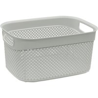 JVL Droplette 9L Storage Basket - ice Grey - Ice Grey