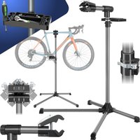Bike Repair Stand with Tool Tray - Black