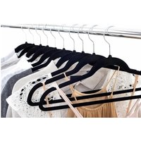 Pack of 10 My Laundry Velvet Hangers - Black