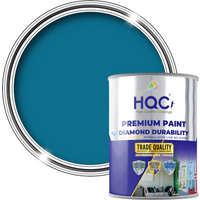 HQC Furniture Paint - Best Indoor Paint for All Wood Furniture and Surfaces - Marina Blue / 1l