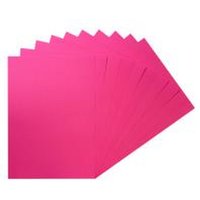 Pack of 100 75gsm Coloured Paper Sheets - Fluorescent Fuchsia Pink / A5