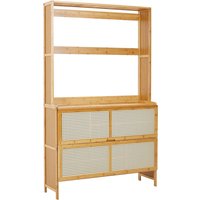 Wooden Entryway Shoe Storage - Neutral