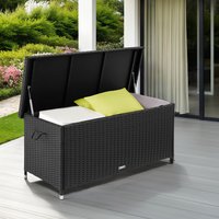 Garden Storage Box Kiruna 270L - Black