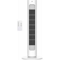 Electric Cooling Tower Stand Fan Slimline - White