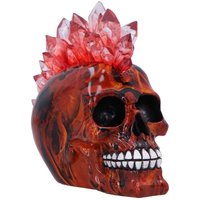 Infernal Crystal Skull with Light Up Mohawk - 17cm