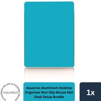 AQ Aluminium Non Slip Smooth Mouse Mat Pad Blue - Blue