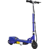 HOMCOM Foldable 120W Kids Electric Scooter, for Ages 7-14 Years - Blue