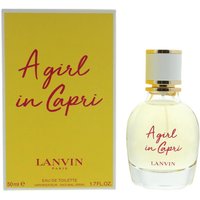Lanvin, Lanvin A Girl In Capri Eau De Toilette 50ml - Yellow Lanvin, Lanvin A Girl In Capri Eau De Toilette 50ml - Yellow