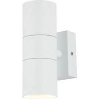 Litecraft, Kenn Outdoor Up and Down Wall Light - White Litecraft, Kenn Outdoor Up and Down Wall Light - White
