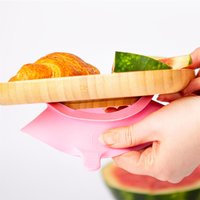 Children's Bamboo Plate Suction Cup - Pink