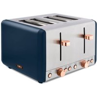 Cavaletto 4 Slice Stainless Steel Toaster - Midnight Blue
