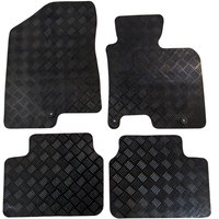 Kia Ceed Hyundai i30 Mk3 2012 - 2018 Tailored Rubber Car Mats Black - Black