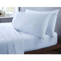 180 Thread Count Microfibre Sheet Set - Blue / King