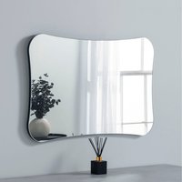 Barnsbury Curved Black Organic Mirror - Black / 120x80CM