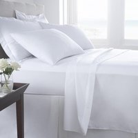 400 Thread Count Fitted Sheet - White / Single