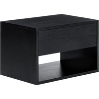 Idris Bedside Nightstand - Black