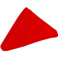 Spun Polyester Dinner Table Napkins - Red