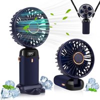 Portable Handheld Mini Fan - blue
