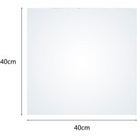 HomeScape Set of 3 Shatterproof Acrylic Wall Mirrors - Clear