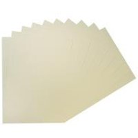 Pack of 100 75gsm Coloured Paper Sheets - Ivory / A4