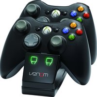 Xbox 360 Twin Charge Dock with 2 Rechargeable Battery Packs for Xbox 360 - Black Xbox 360 Twin Charge Dock with 2 Rechargeable Battery Packs for Xbox 360 - Black