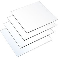 Mirror Stick-On Wall Tiles Acrylic Set - Clear / 0.86kg