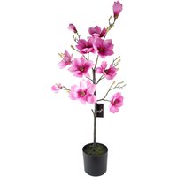 Luxury Flowering Artificial Trees - 110cm Pink Magnolia / 110cm / 40cm
