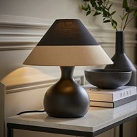 Rupert Table Lamp with Two Tone Shade - Black / No